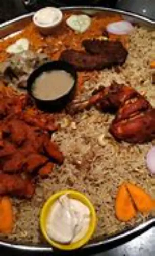 Masala Shawarma with Arabic Mandi Rice (Half)